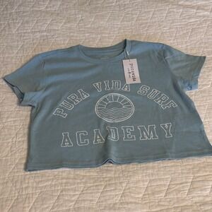 Puravida Crop Tee Shirt Size XS‎ brand new